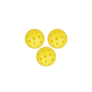 Yellow Hybrid Pickleballs - Set of 3
