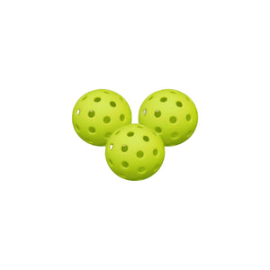 Green Hybrid Pickleballs - Set of 3